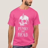 Punks Not Dead Skeleton Skull Heavy Metal Rock Mus