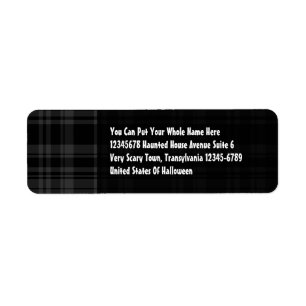Punky Plaid Black