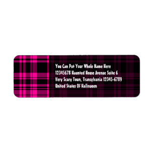 Punky Plaid Hot Pink
