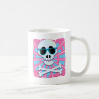 Punky Skull Eighties Shades Retro Vibes