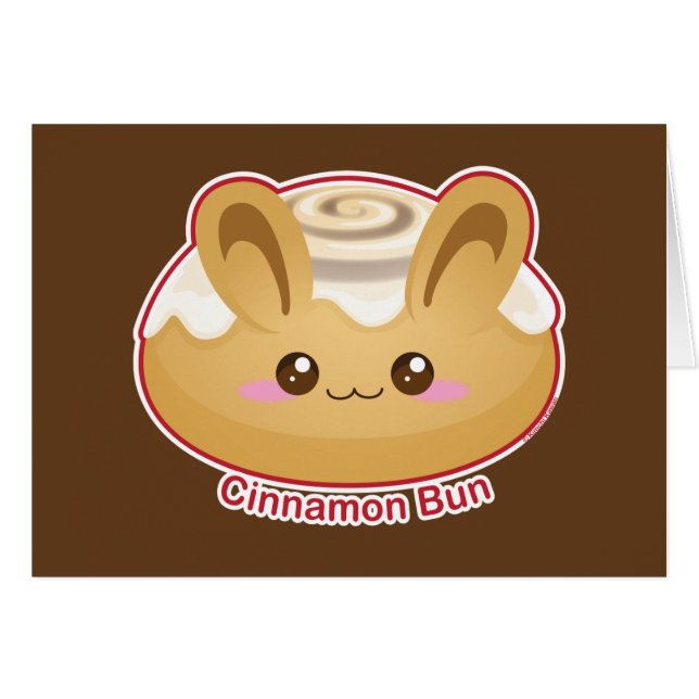 Punny Buns: Cute Cinnamon Bunny (Front Horizontal)