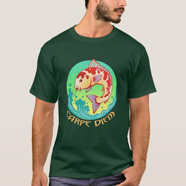 Punny Carpe Diem T-shirt (Front)