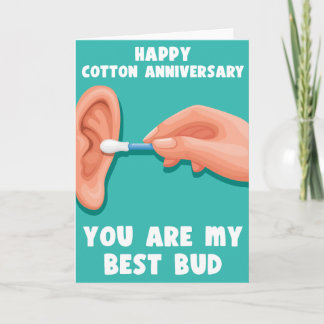 Punny Cotton Anniversary Card
