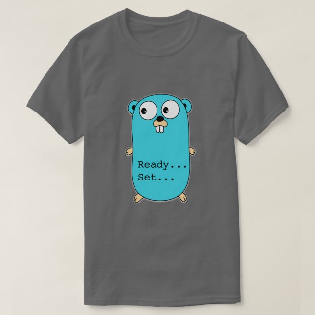 Punny Golang T-Shirt (Design Front)