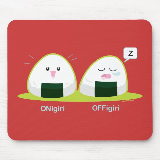 Punny Nigiri Mouse Pad (Front)