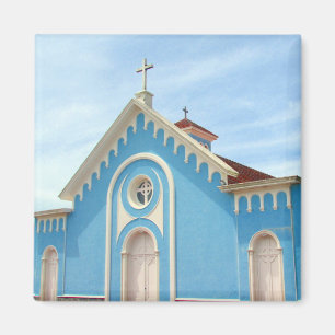 punta blue church magnet