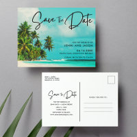 Punta Cana Beach Destination Wedding Save The Date