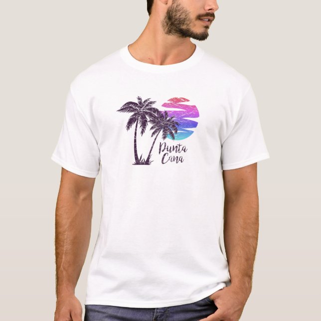 PUNTA CANA Beach Lover Gift Spring Break Honeymoon T-Shirt (Front)