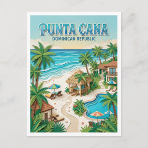 Punta Cana Beach Resort Dominican Republic Postcard