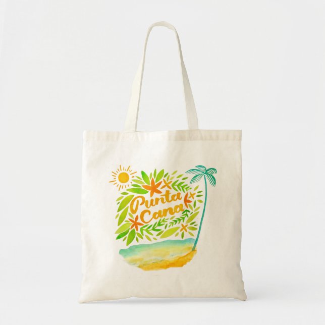 Punta Cana Beach Tote Bag (Front)