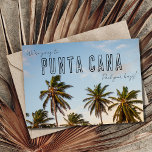 Punta Cana Beach Wedding Save the Date Announcement<br><div class="desc">Make a statement with your Punta Cana wedding save the date. This destination beach wedding save the date features a tropical beach scene to get your guests excited for your special day. Let your guests know it's time to start planning their trip to the Dominican Republic. Like this design but...</div>