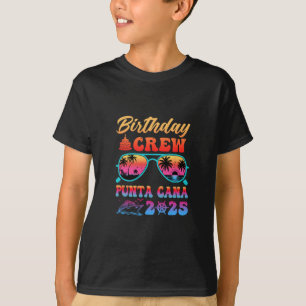 Punta Cana Birthday Crew Vacation Cruise 2025 Summ T-Shirt