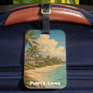 Punta Cana Dominican Republic Caribbean Vacation Luggage Tag