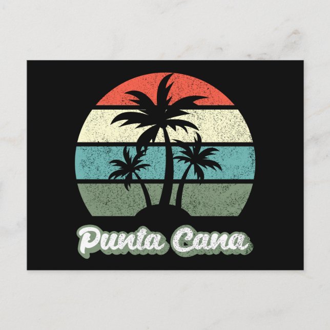 Punta Cana Dominican Republic Family Vacation Post Postcard (Front)