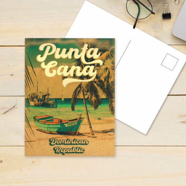 Punta Cana Dominican Republic - Retro Souvenir 80s Postcard (Creator Uploaded)