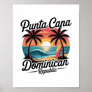 Punta Cana Dominican Republic Tropical Beach Vacat Poster