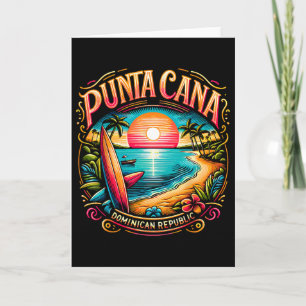 Punta Cana Dominican Republic Vacation Beach Card