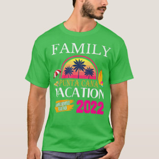 Punta Cana Family Vacation 2022 Matching Dominican T-Shirt