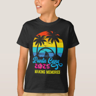 Punta Cana Family Vacation 2025 Dominican Republic T-Shirt