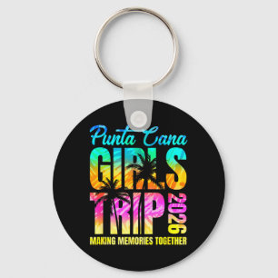 Punta Cana Girls Trip 2026 Vacation Weekend Key Ring