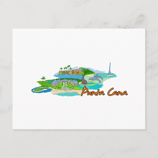 Punta Cana - Mexico.png Postcard (Front)