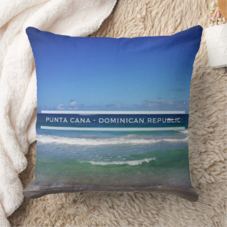 Punta Cana Sea, Dominican Republic Cushion