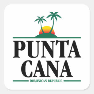 Punta Cana Square Sticker