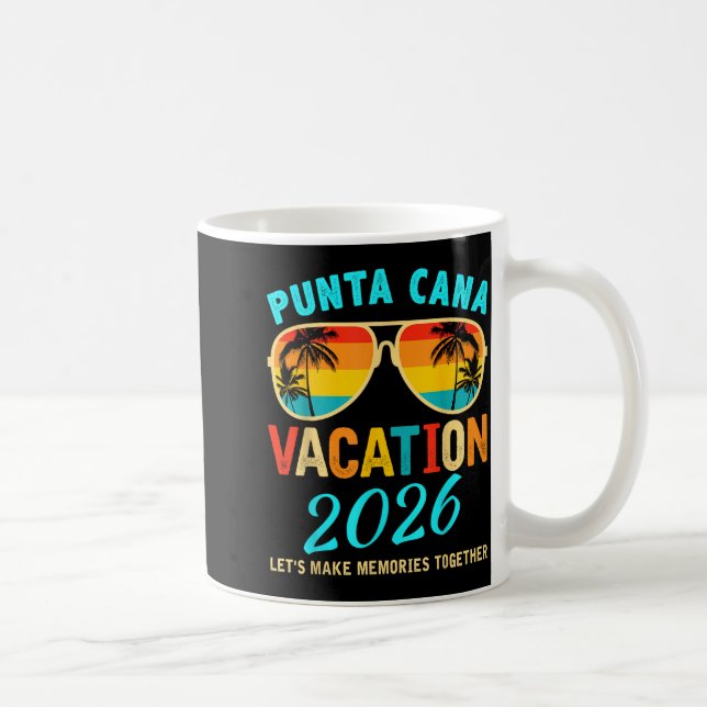 Punta Cana Trip 2026 Beach Vacation Summer Hollida Coffee Mug (Right)