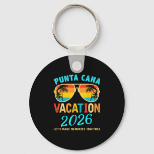 Punta Cana Trip 2026 Beach Vacation Summer Hollida Key Ring
