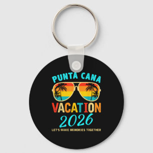 Punta Cana Trip 2026 Beach Vacation Summer Hollida Key Ring