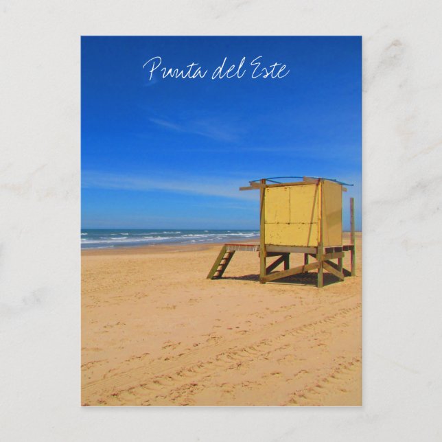 punta del este beach postcard (Front)