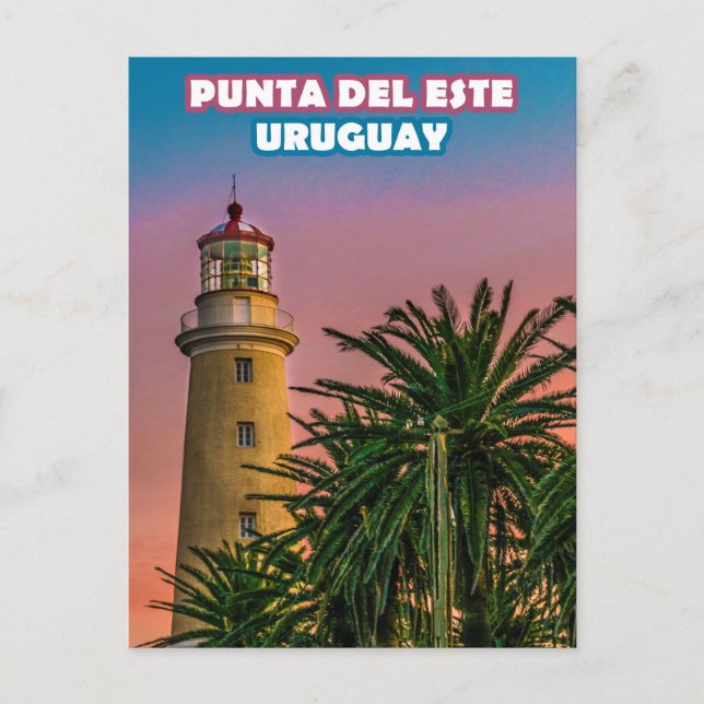 Punta del Este Poster Print Postcard (Front)
