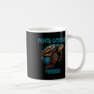 Punta Gorda Florida Fl Retro Vintage Beach Sea Tur Coffee Mug
