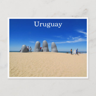 punta hand postcard