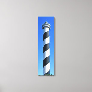 Punta Moscarter Lighthouse Vertical Canvas Art