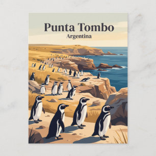 Punta Tombo Argentina Postcard