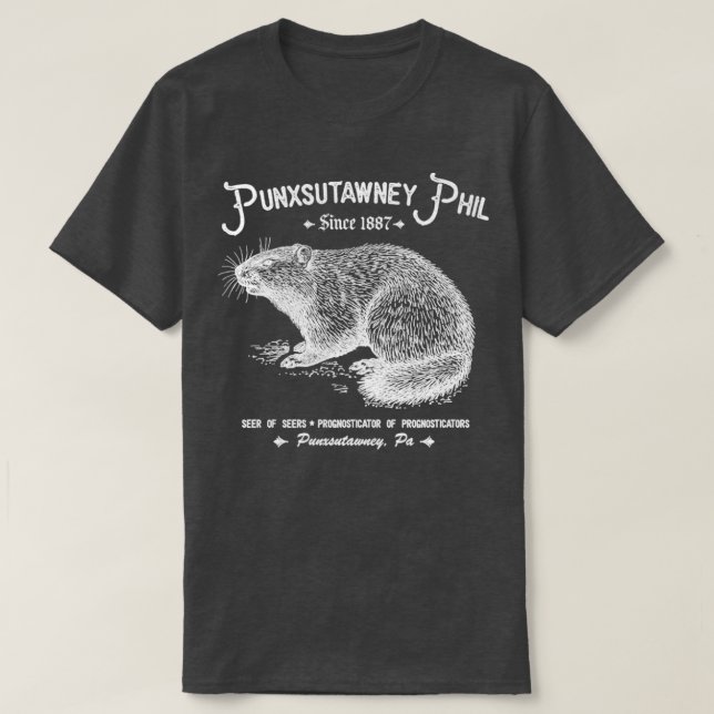 Punxatawney Phil T-Shirt (Design Front)