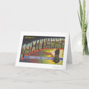 Punxsutawney, Pennsylvania (Groundhog) Card