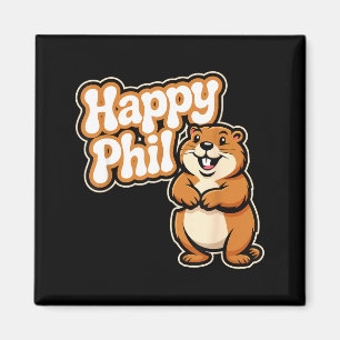 Punxy Phils Cute Groundhog Day Costume February 2n Magnet