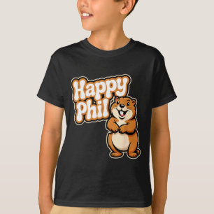 Punxy Phils Cute Groundhog Day Costume February 2n T-Shirt