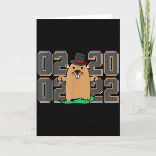Punxy Phils Happy Groundhog Day February 2nd 2022 Card