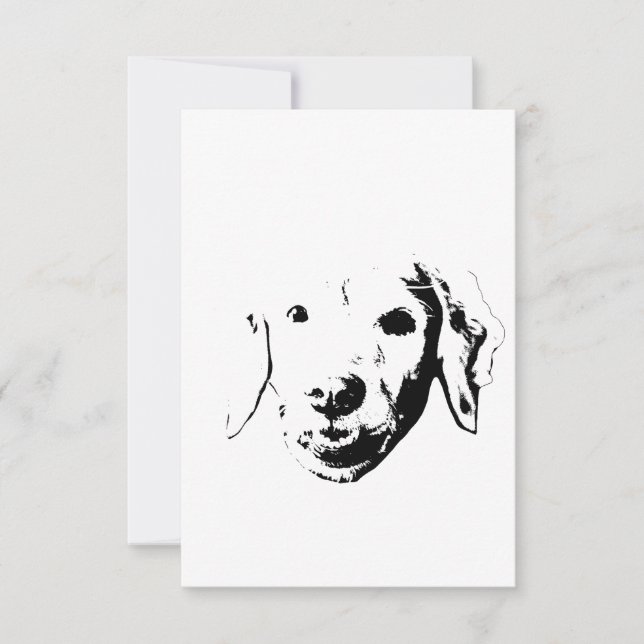 Pup Bright Thanks Thank You Card (Front)