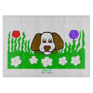 Pup N Play Glass Cutting Board 27.9 cm x 20.3 cm