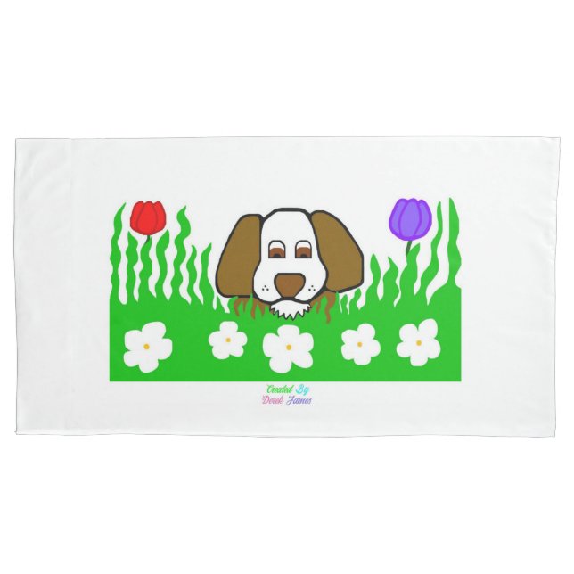 Pup N Play King Size Pillowcase (Front)