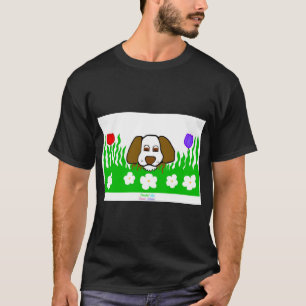 Pup N Play Men's Black Basic T Shirt