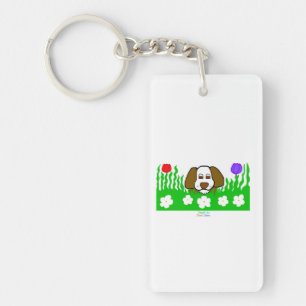 Pup N Play Rectangle Keychain
