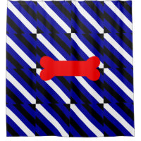 Pup Pride Inspired Shower Curtain