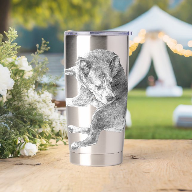 Pup Route Ease Insulated Tumbler (Wedding)