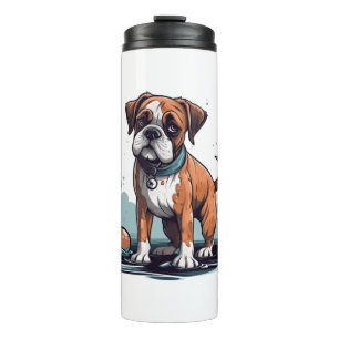 PupArt Design Boxer Briefs - Funny Dog Graphic Thermal Tumbler