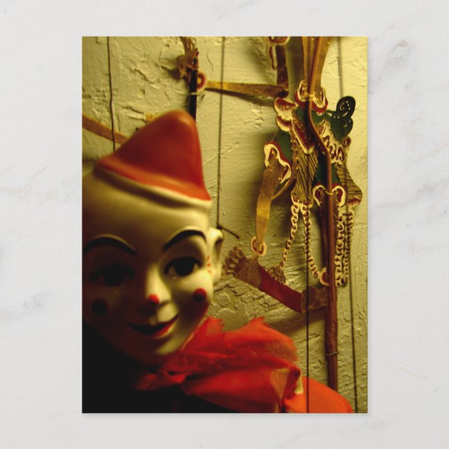 Puppet Face Postcard (Front)
